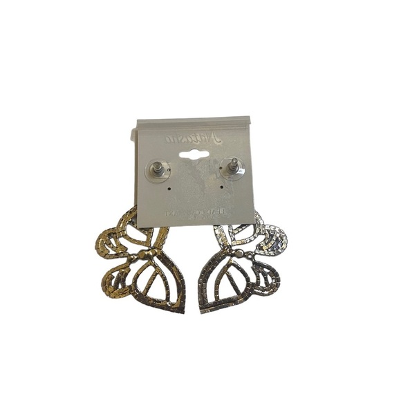 Natasha Rhinestone Butterfly Earrings - Picture 3 of 5